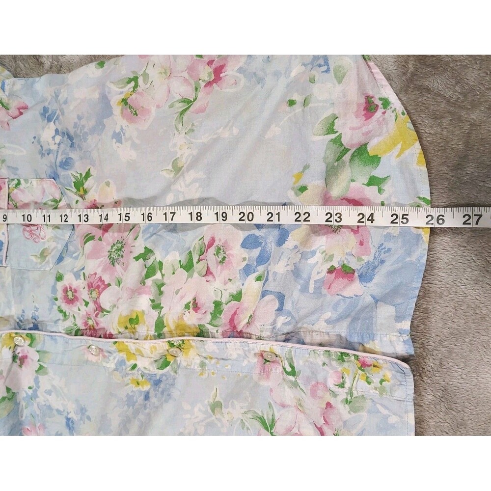 Lauren Ralph Lauren Floral Pajama Set Romantic Sleepwear XL L Cottagecore Soft - Picture 6 of 13